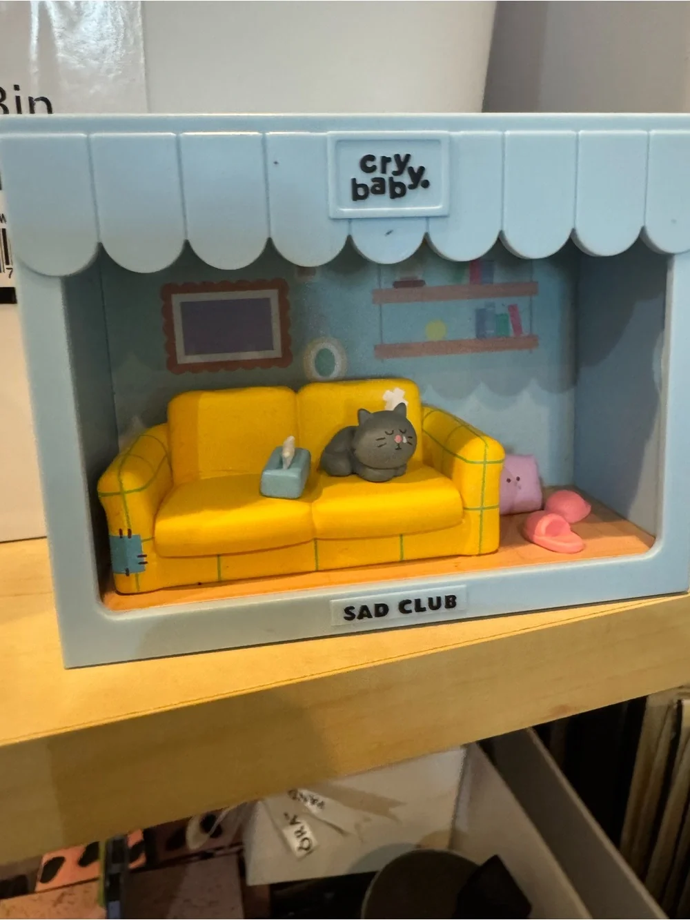 Popmart Crybaby Sad Club Yellow Couch‎ Playset - SeriesKids Toy